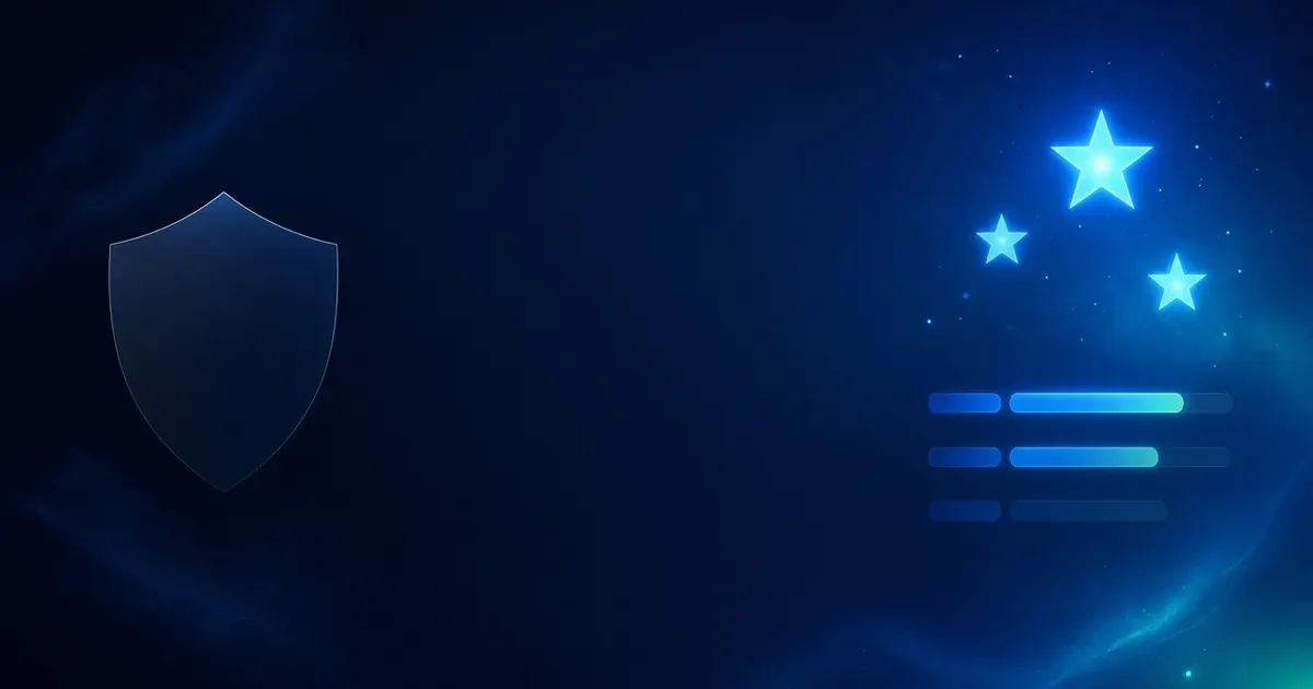 Stars and rating marks on a dark navy banner. 4RaBet Safety.